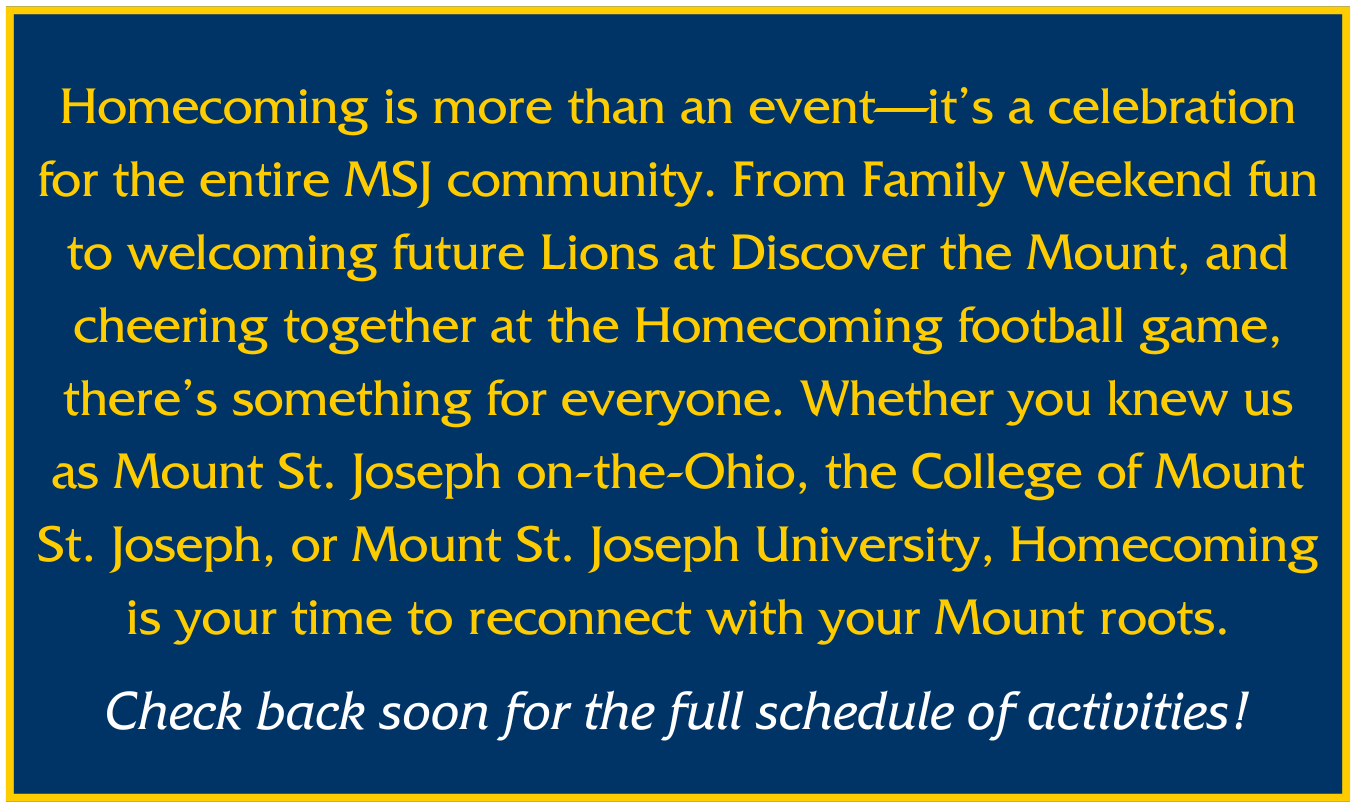 Homecoming Message